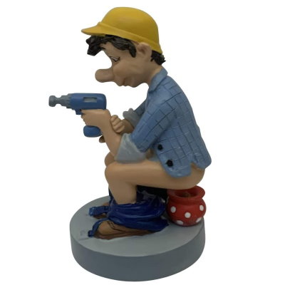 Caganer figura de trabajador manual - una decoración auténtica y divertida para tu decoración